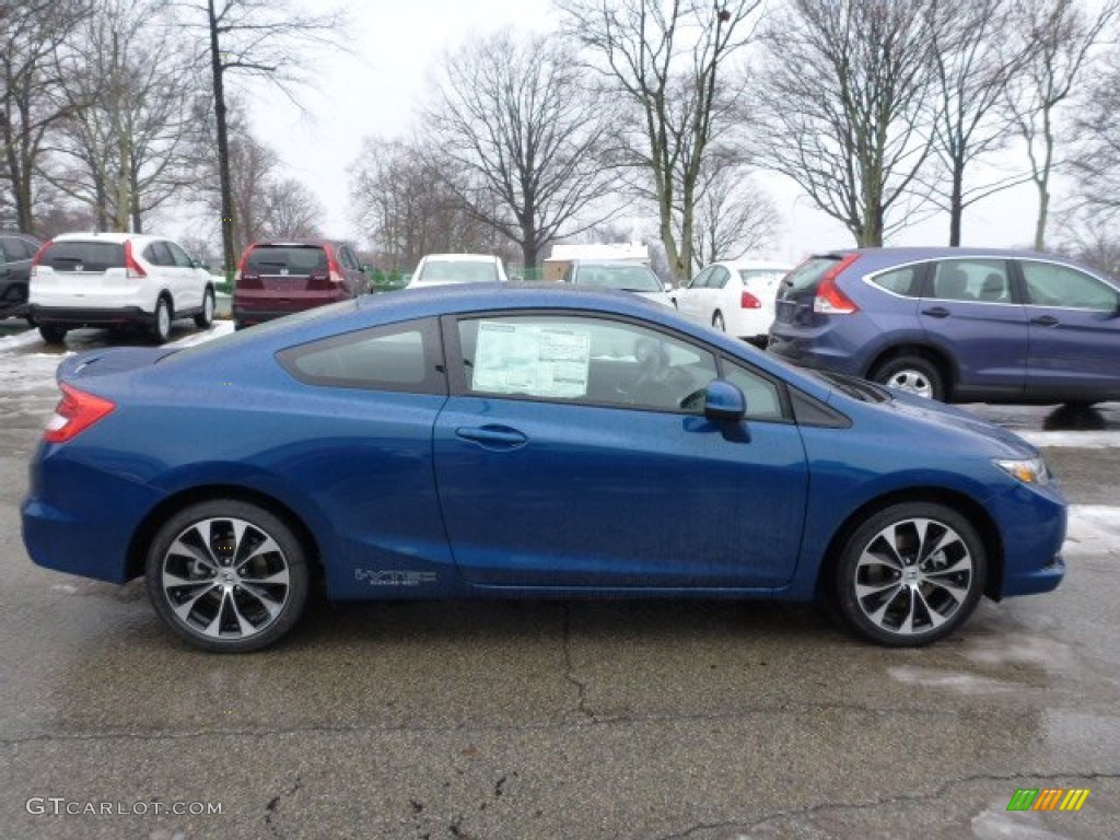 Dyno Blue Pearl 2013 Honda Civic Si Coupe Exterior Photo #77022412