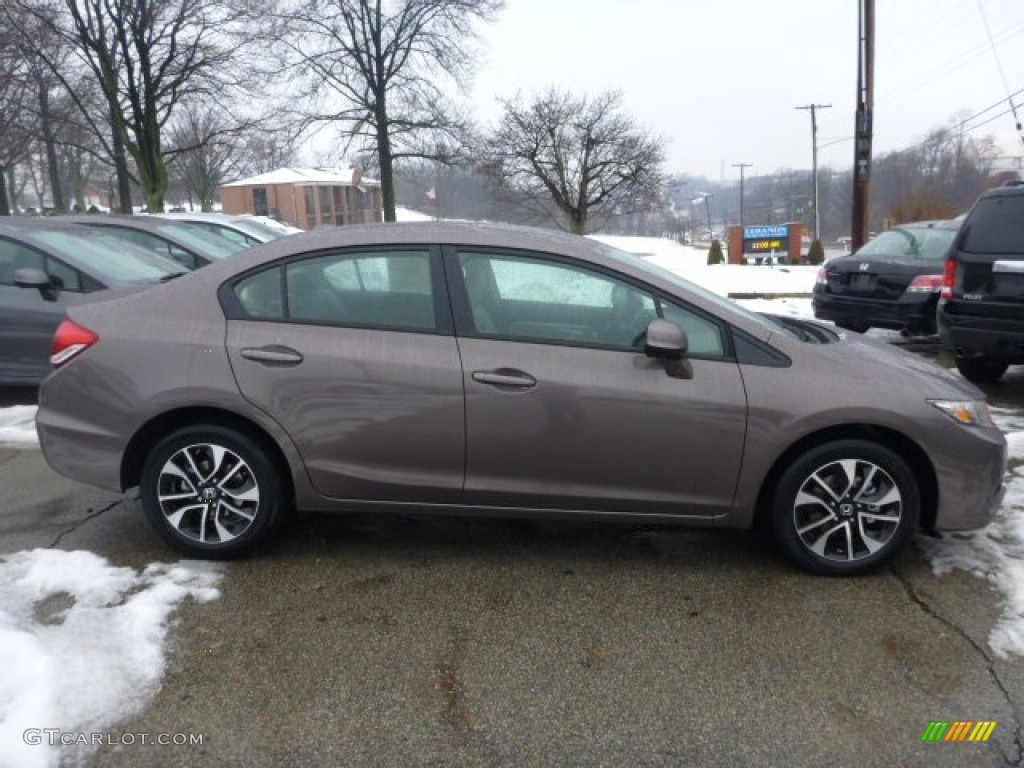 Urban Titanium Metallic 2013 Honda Civic EX-L Sedan Exterior Photo #77022841