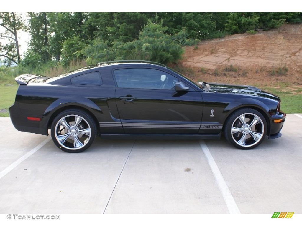 2007 Mustang Shelby GT500 Coupe - Black / Black Leather photo #1
