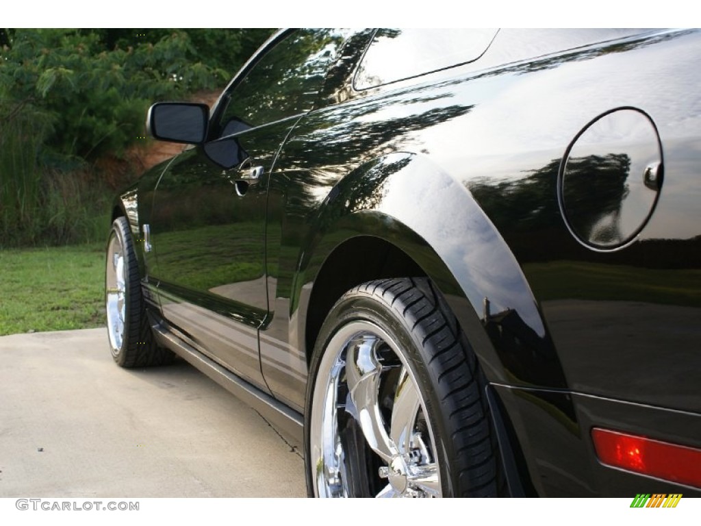 2007 Mustang Shelby GT500 Coupe - Black / Black Leather photo #6