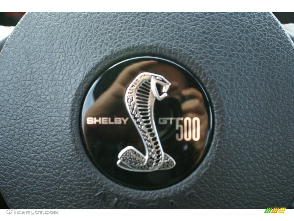 2007 Mustang Shelby GT500 Coupe - Black / Black Leather photo #12