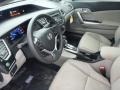 Gray 2013 Honda Civic LX Coupe Interior Color