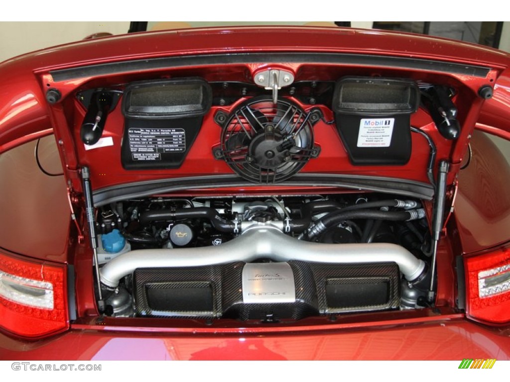 2011 911 Turbo S Cabriolet - Ruby Red Metallic / Black/Sand Beige photo #43