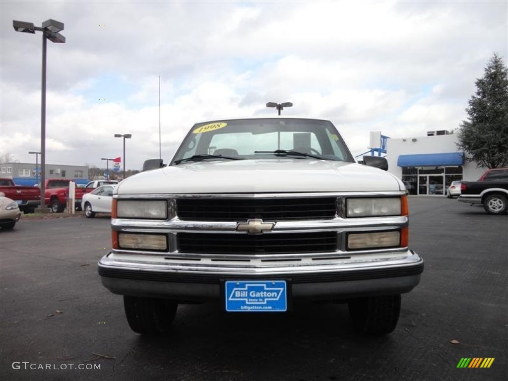 1998 C/K 2500 C2500 Regular Cab - White / Blue photo #2