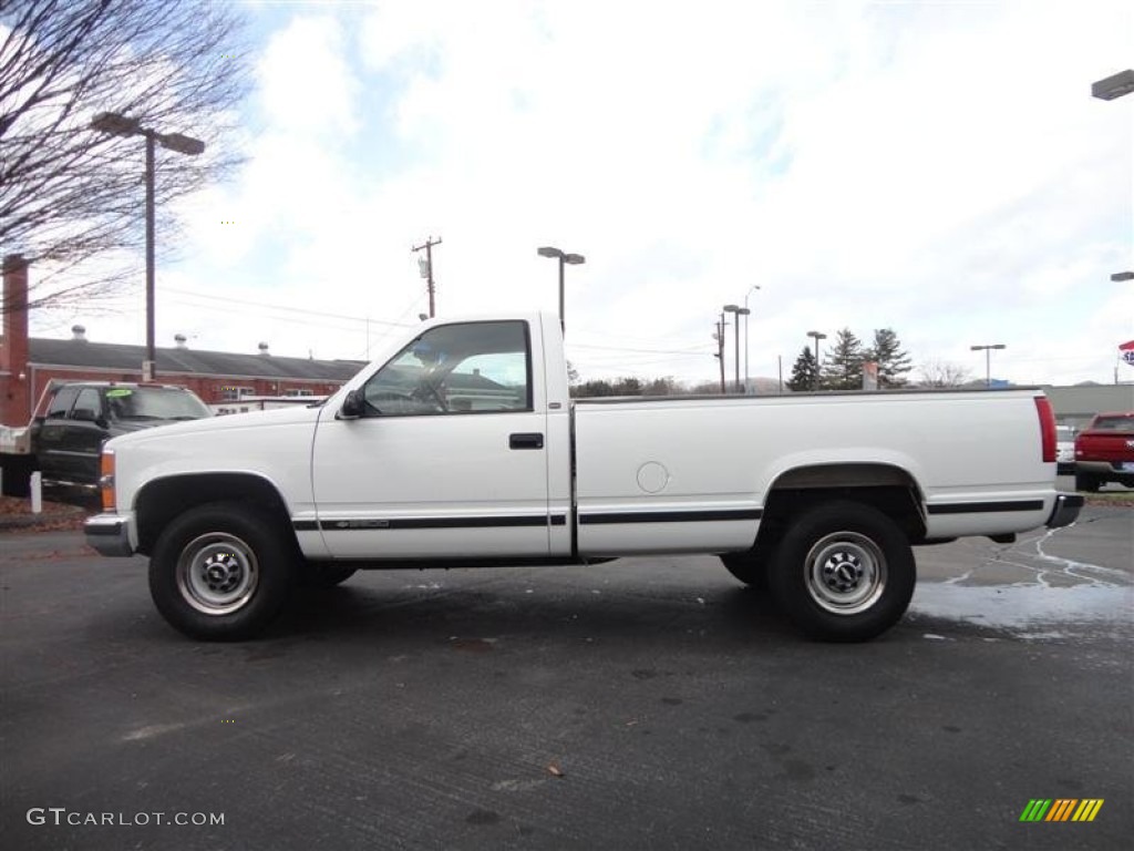 1998 C/K 2500 C2500 Regular Cab - White / Blue photo #4