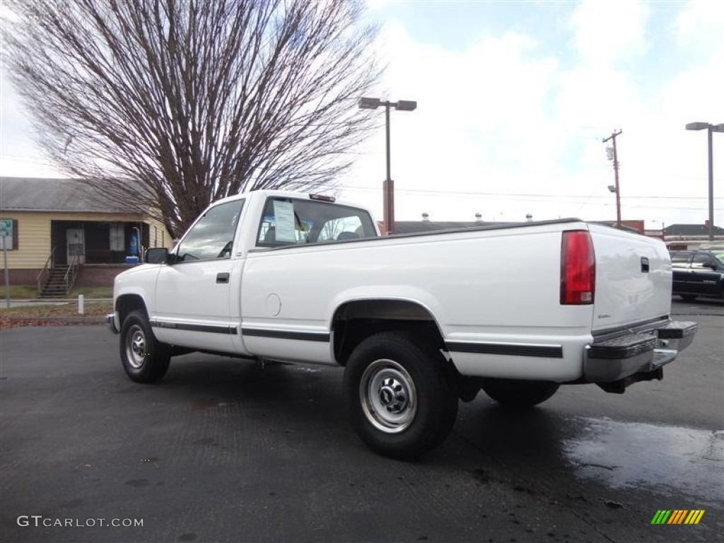 1998 C/K 2500 C2500 Regular Cab - White / Blue photo #5