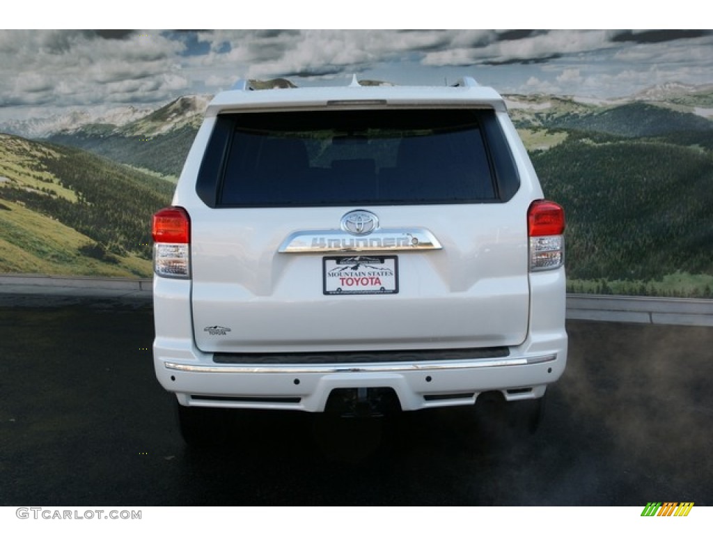 2013 4Runner SR5 4x4 - Blizzard White Pearl / Beige photo #4