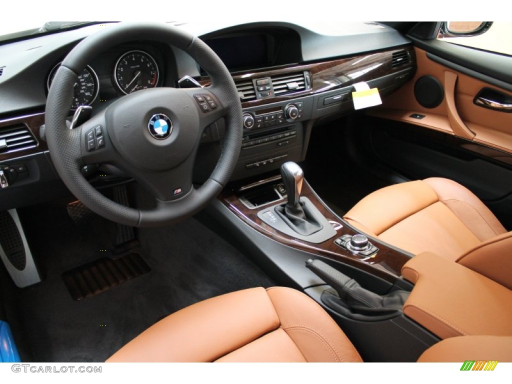 Saddle Brown Interior 2013 BMW 3 Series 328i xDrive Coupe Photo #77024133