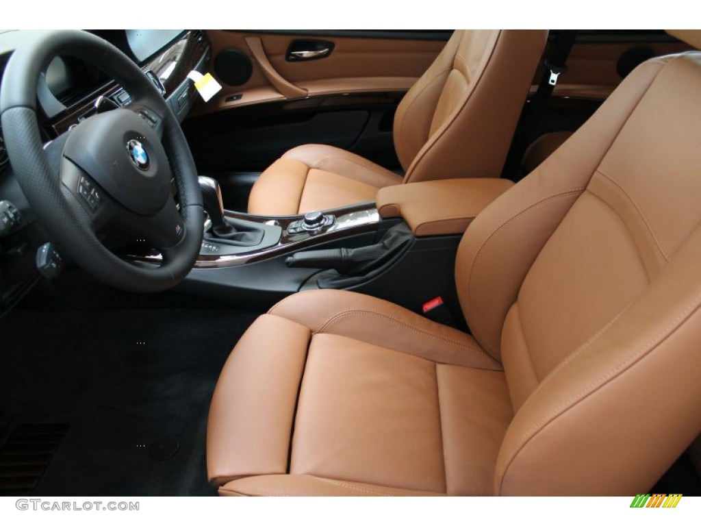 2013 3 Series 328i xDrive Coupe - Alpine White / Saddle Brown photo #9