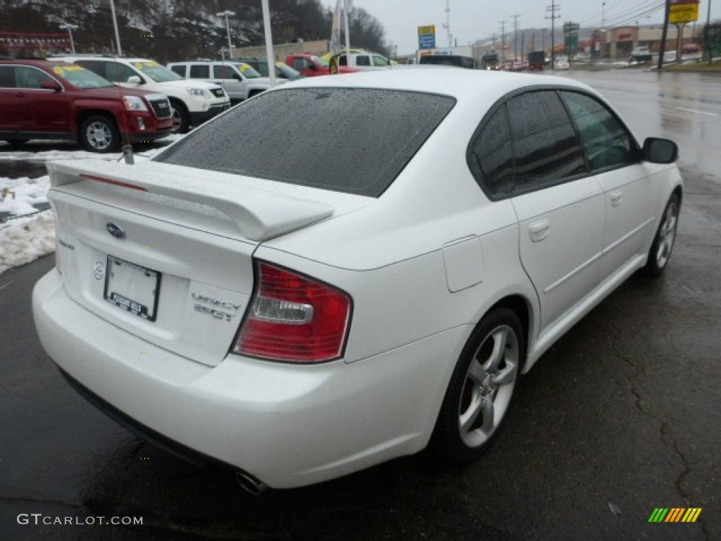2005 Legacy 2.5 GT Limited Sedan - Satin White Pearl / Charcoal Black photo #5
