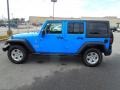 2011 Cosmos Blue Jeep Wrangler Unlimited Sport 4x4  photo #6
