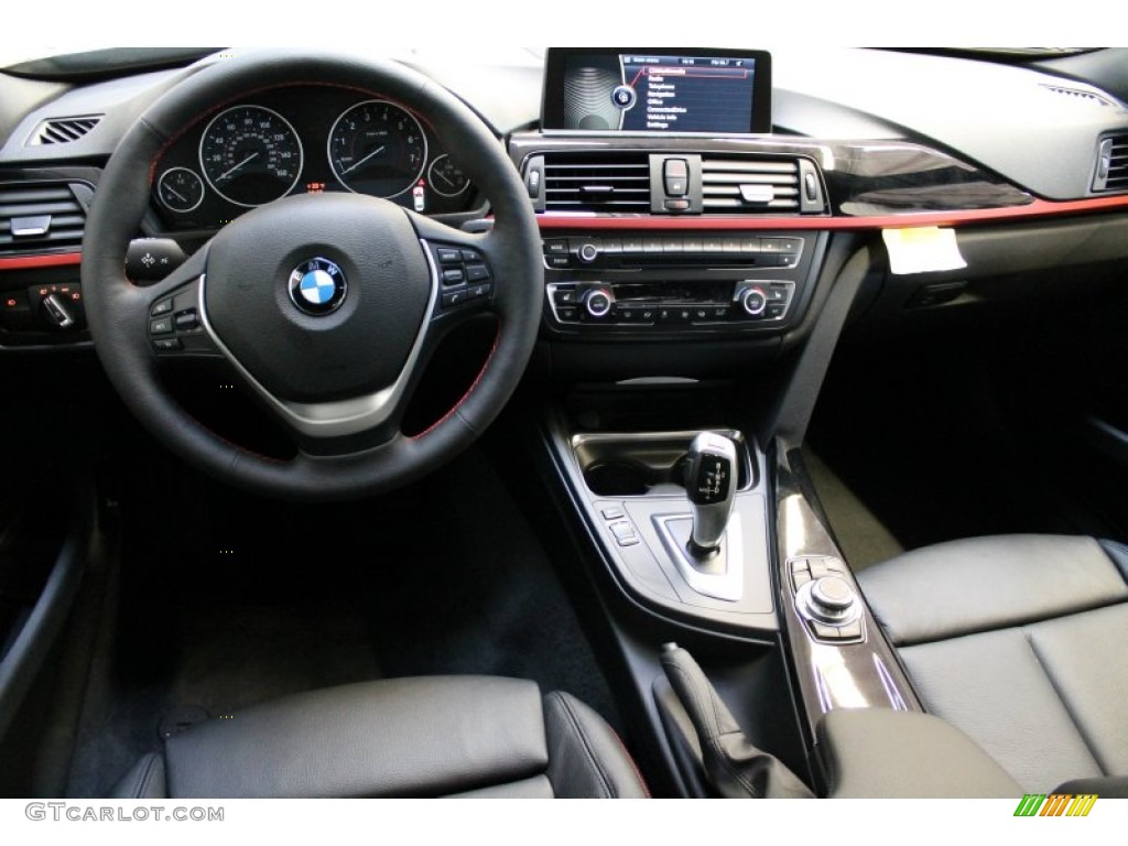 2013 BMW 3 Series 328i xDrive Sedan Black Dashboard Photo #77024445