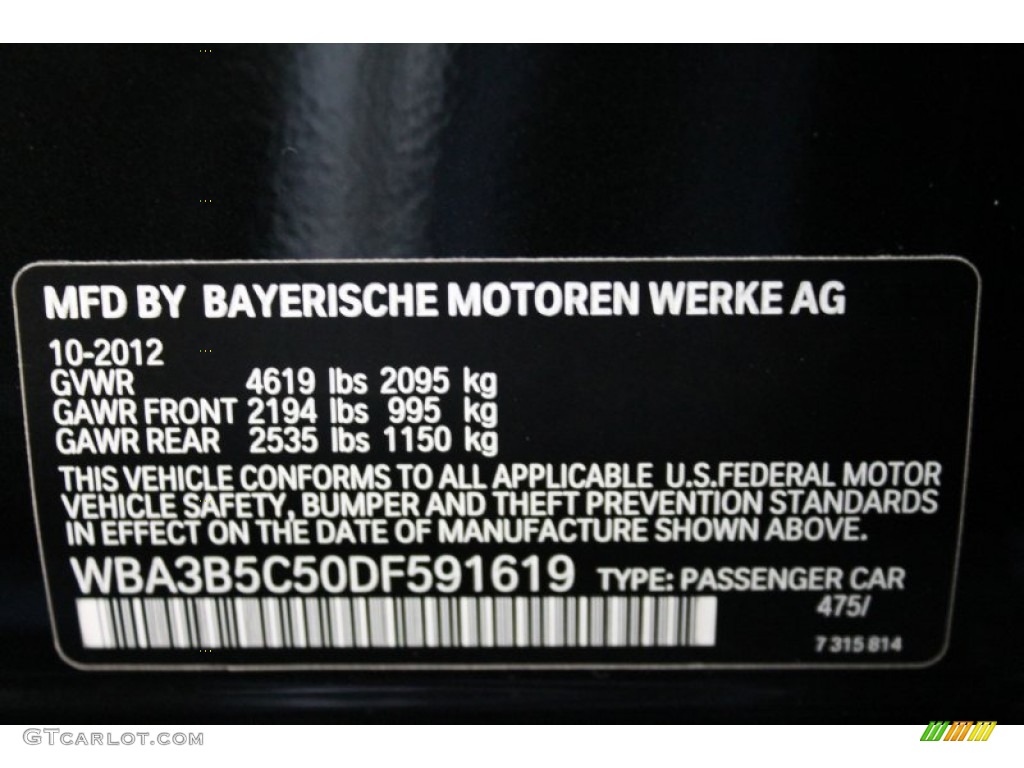 2013 3 Series 328i xDrive Sedan - Black Sapphire Metallic / Black photo #15