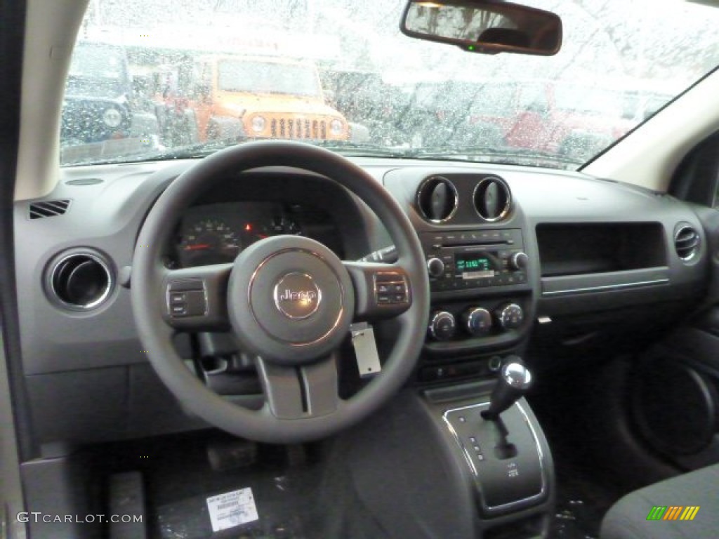 2013 Jeep Compass Sport 4x4 Dark Slate Gray Dashboard Photo #77024661