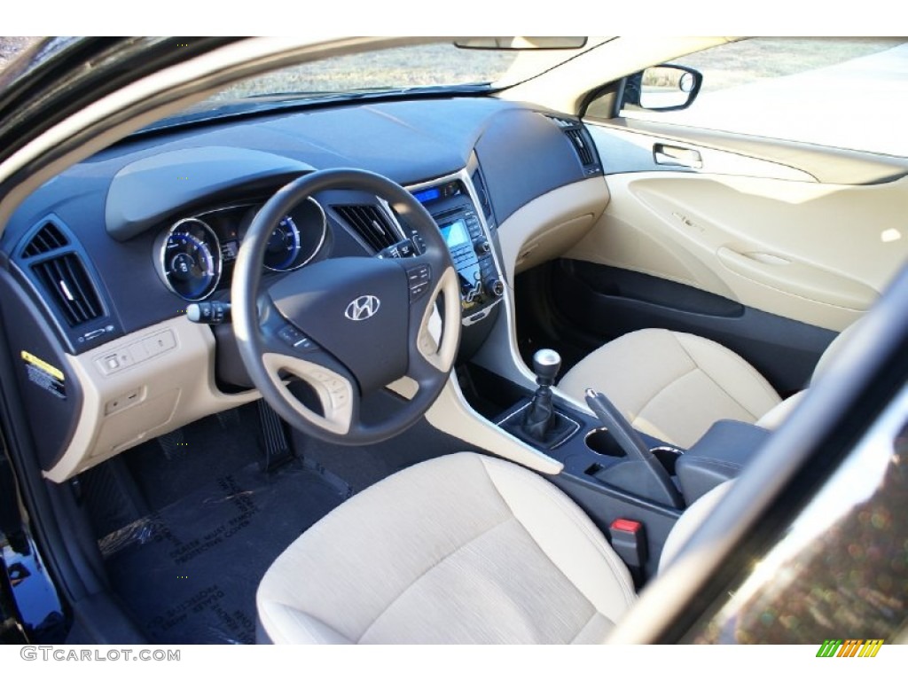 Camel Interior 2011 Hyundai Sonata GLS Photo #77024979