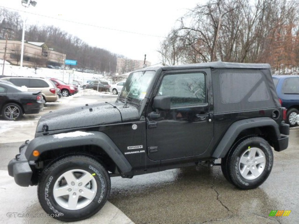 2013 Wrangler Sport S 4x4 - Black / Black photo #1