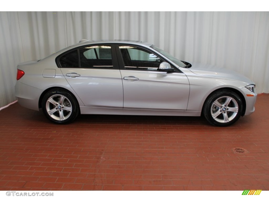 2013 3 Series 328i xDrive Sedan - Glacier Silver Metallic / Black photo #3