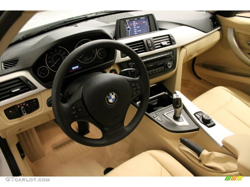 Veneto Beige Interior 2013 BMW 3 Series 328i xDrive Sedan Photo #77025717