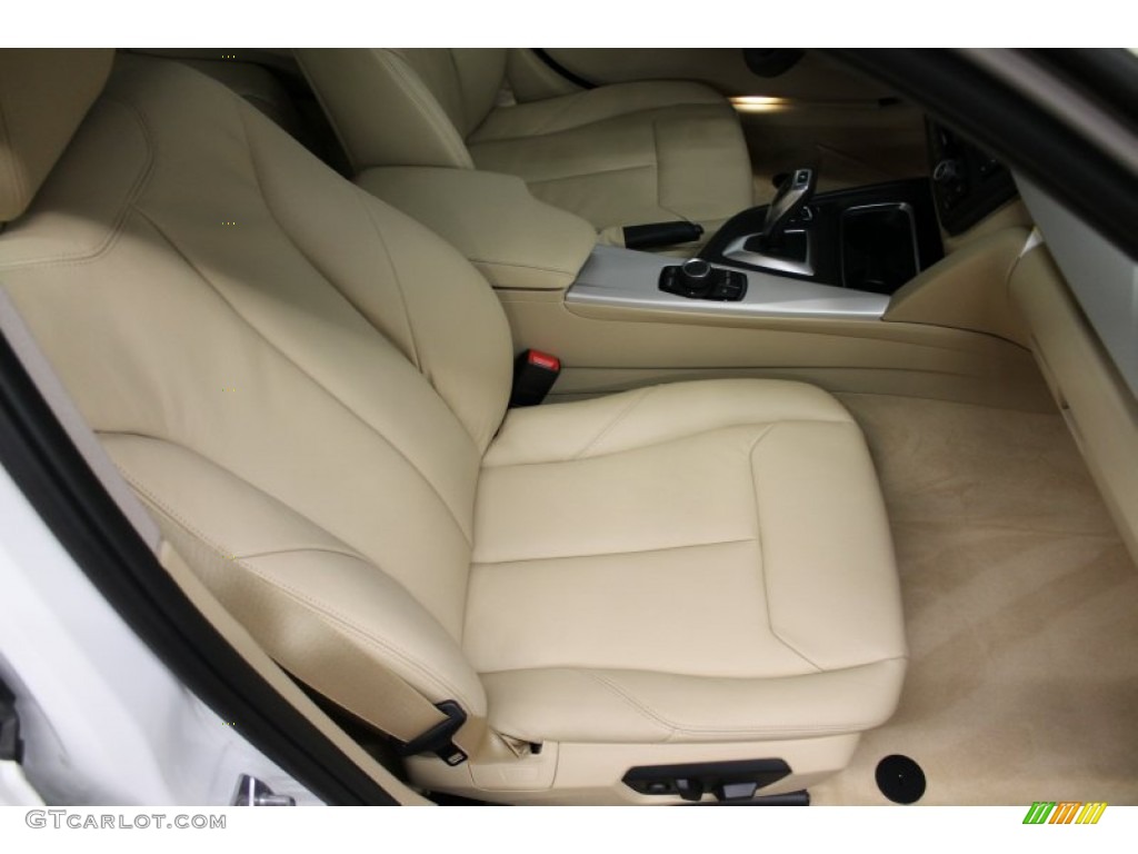 2013 3 Series 328i xDrive Sedan - Alpine White / Veneto Beige photo #9