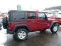 2013 Deep Cherry Red Crystal Pearl Jeep Wrangler Unlimited Sport S 4x4  photo #5