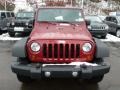 2013 Deep Cherry Red Crystal Pearl Jeep Wrangler Unlimited Sport S 4x4  photo #9