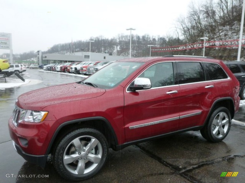 2013 Grand Cherokee Limited 4x4 - Deep Cherry Red Crystal Pearl / Black photo #1