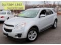 2010 Silver Ice Metallic Chevrolet Equinox LT AWD  photo #1