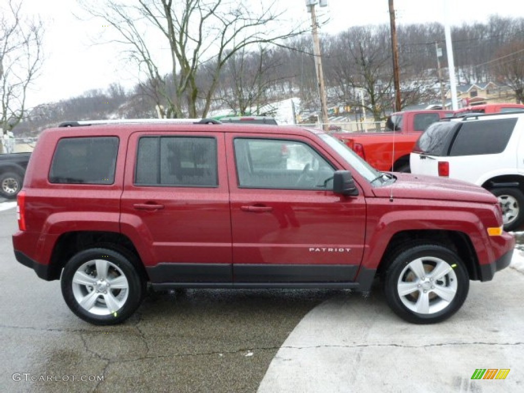 Deep Cherry Red Crystal Pearl 2013 Jeep Patriot Limited 4x4 Exterior Photo #77026658
