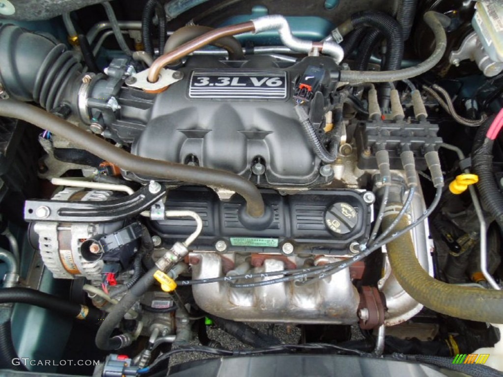 2009 Chrysler Town & Country LX 3.3L OHV 12V Flex-Fuel V6 Engine Photo #77027076