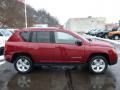 Deep Cherry Red Crystal Pearl 2013 Jeep Compass Latitude 4x4 Exterior