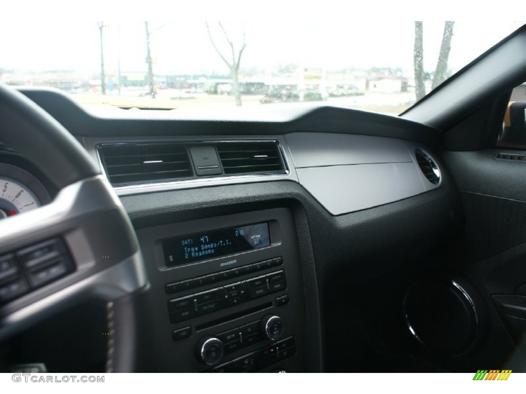 2012 Mustang GT Premium Coupe - Yellow Blaze Metallic Tri-Coat / Charcoal Black/Carbon Black photo #13