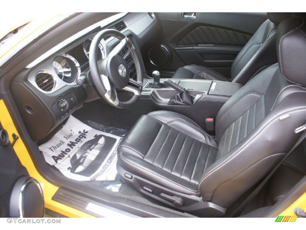 Charcoal Black/Carbon Black Interior 2012 Ford Mustang GT Premium Coupe Photo #77027707