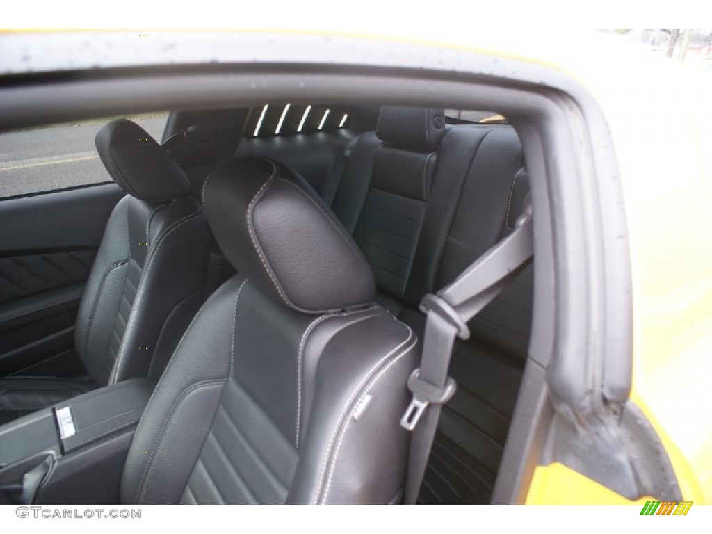 2012 Mustang GT Premium Coupe - Yellow Blaze Metallic Tri-Coat / Charcoal Black/Carbon Black photo #16
