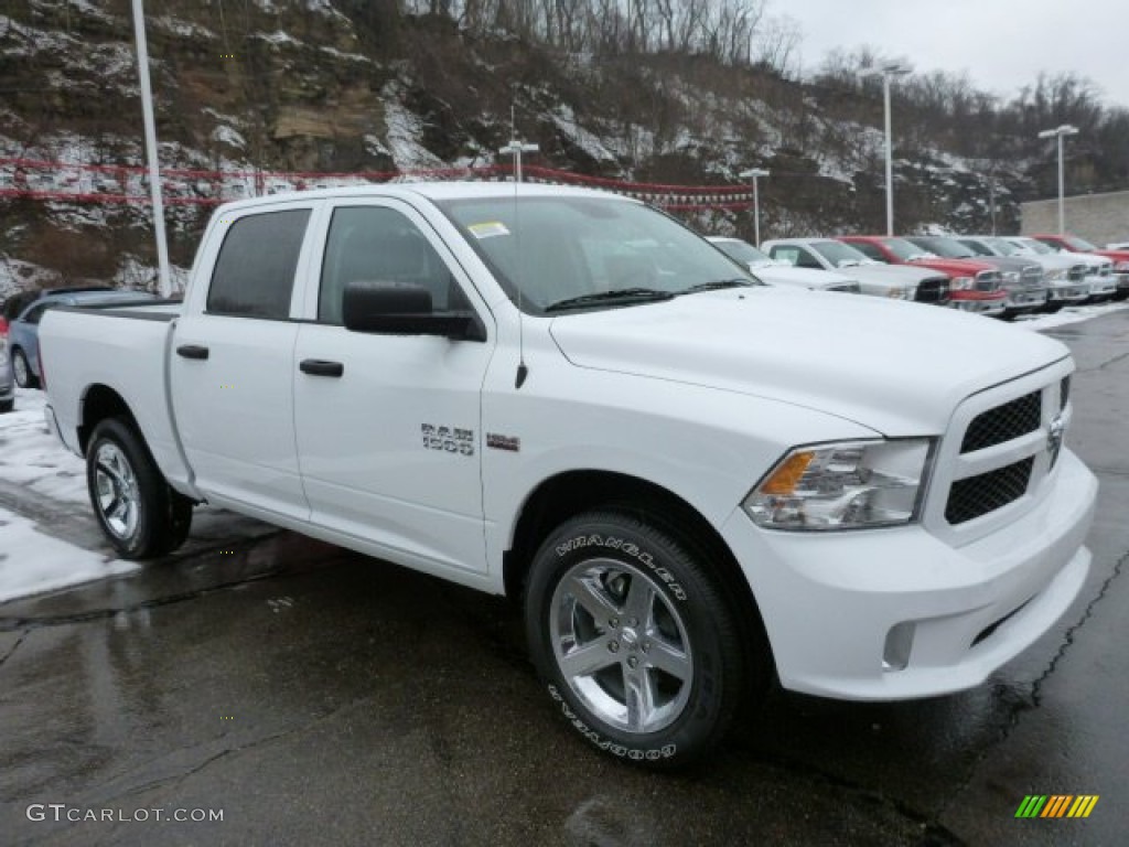 Bright White 2013 Ram 1500 Express Crew Cab 4x4 Exterior Photo #77027982