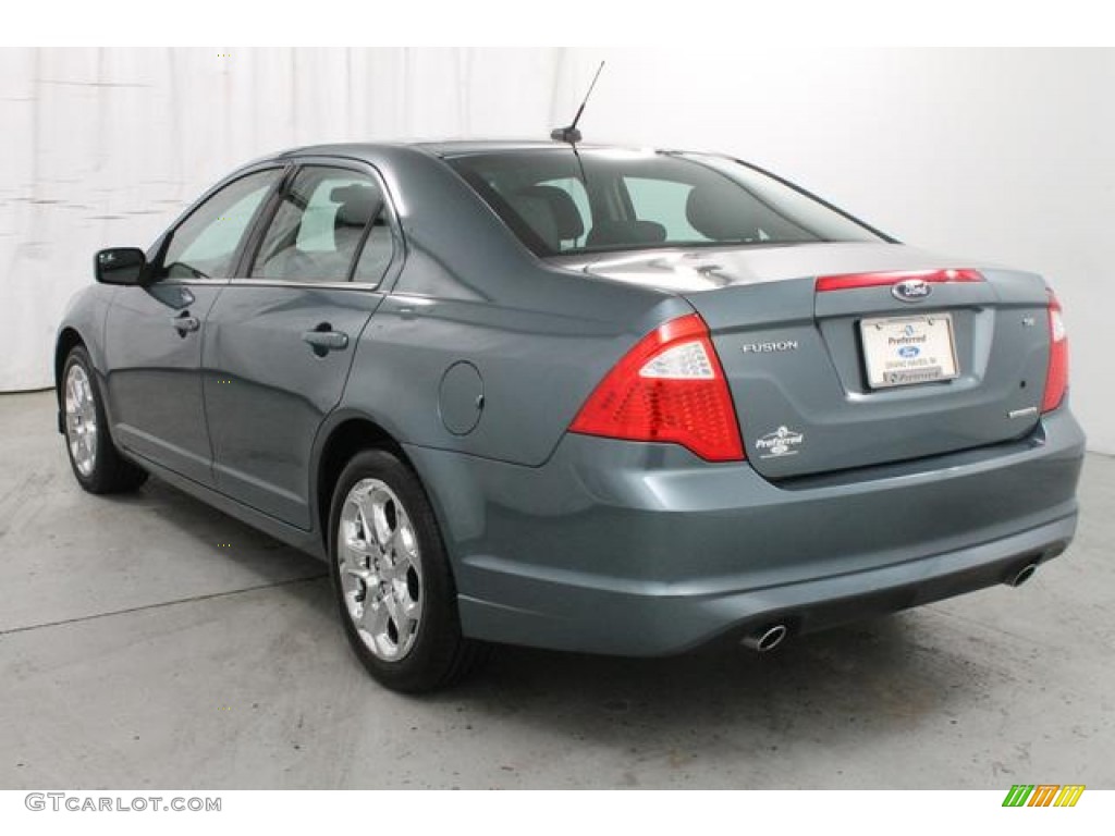 2011 Fusion SE V6 - Steel Blue Metallic / Charcoal Black photo #10