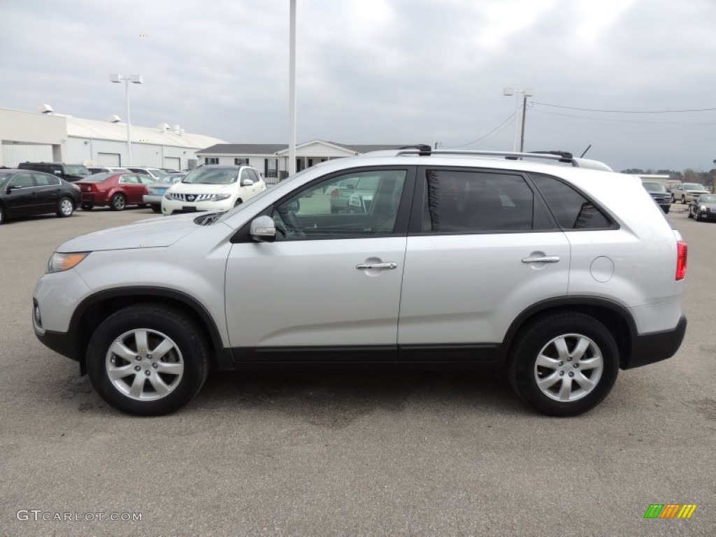 Bright Silver 2011 Kia Sorento LX Exterior Photo #77028192