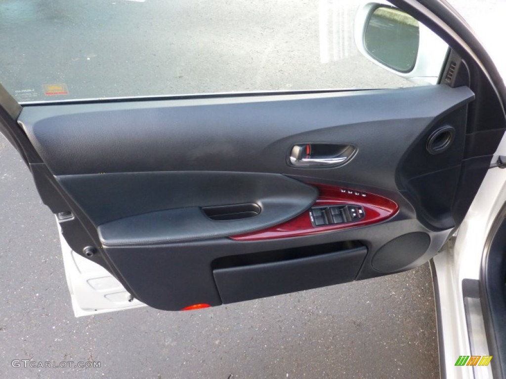 2010 Lexus GS 350 Black Door Panel Photo #77028251