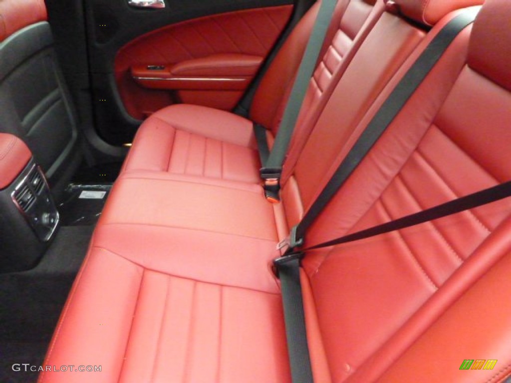Black/Red Interior 2013 Dodge Charger R/T Plus AWD Photo #77028420