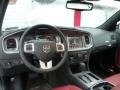 Black/Red 2013 Dodge Charger R/T Plus AWD Dashboard