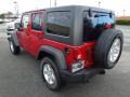 2013 Deep Cherry Red Crystal Pearl Jeep Wrangler Unlimited Sport S 4x4  photo #4