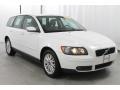 Ice White 2005 Volvo V50 T5 AWD Exterior