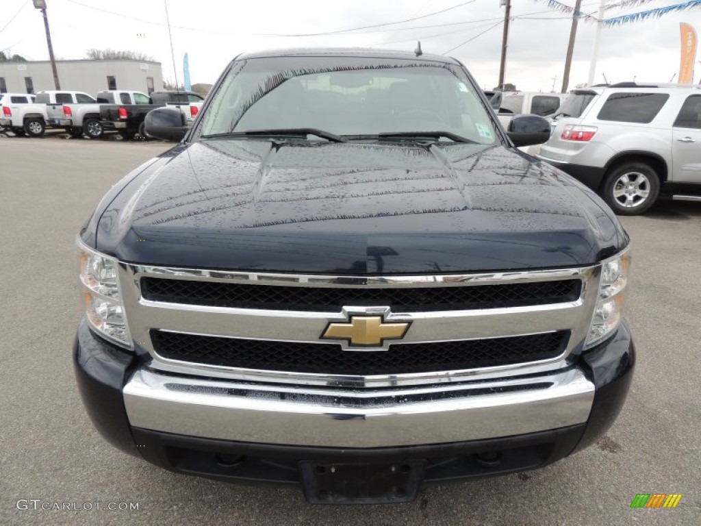 2008 Silverado 1500 LT Crew Cab - Dark Blue Metallic / Ebony photo #2