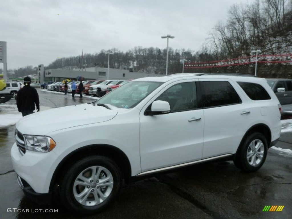 2013 Durango Crew AWD - Bright White / Dark Graystone/Medium Graystone photo #1