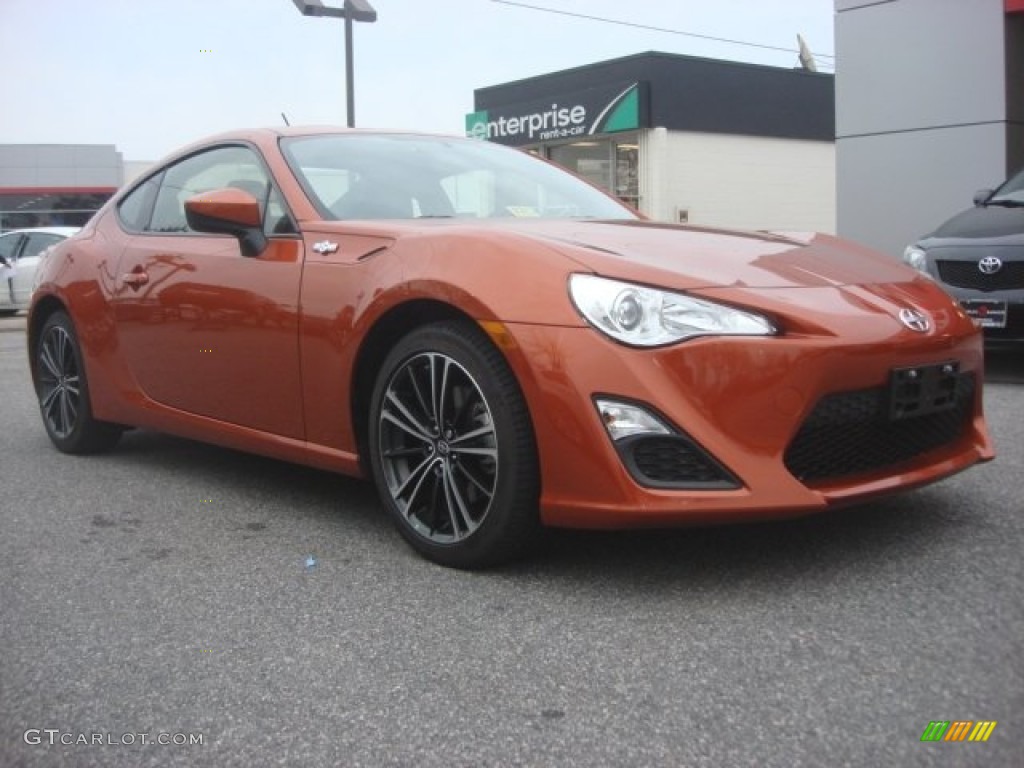 2013 FR-S Sport Coupe - Hot Lava Orange / Black/Red Accents photo #1