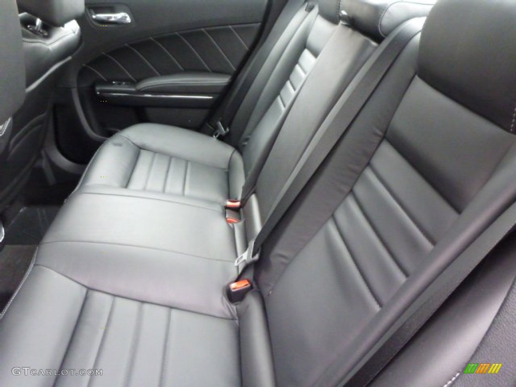 Black Interior 2013 Dodge Charger R/T Plus AWD Photo #77031048