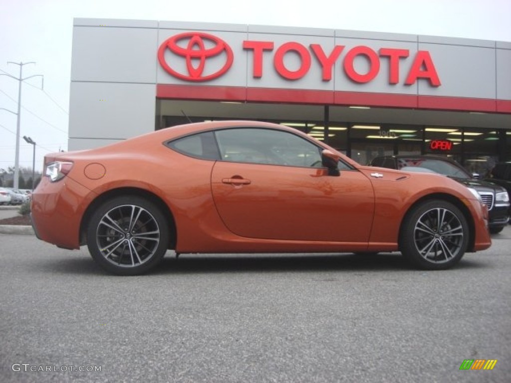 2013 FR-S Sport Coupe - Hot Lava Orange / Black/Red Accents photo #3