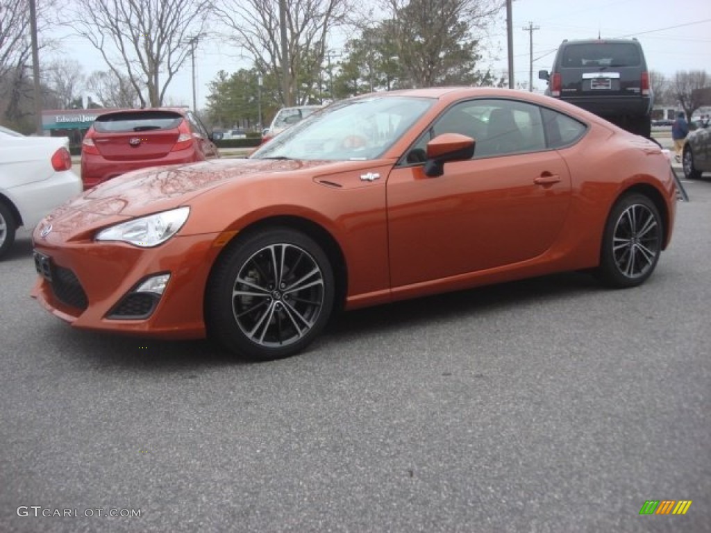 2013 FR-S Sport Coupe - Hot Lava Orange / Black/Red Accents photo #7