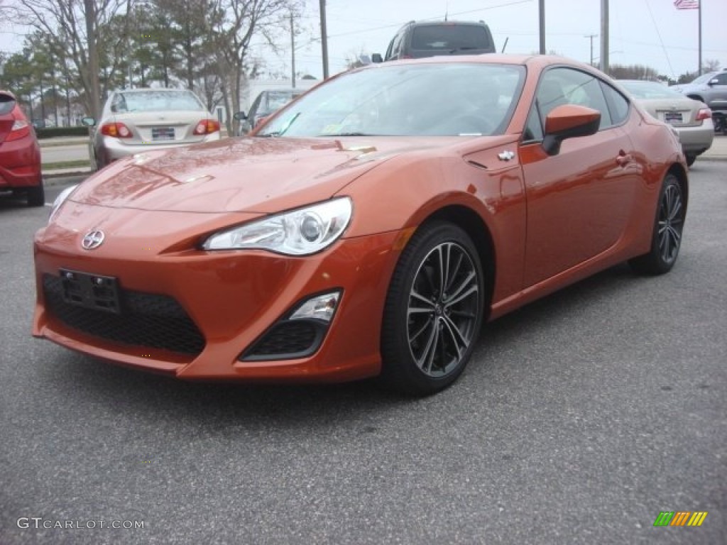 2013 FR-S Sport Coupe - Hot Lava Orange / Black/Red Accents photo #8