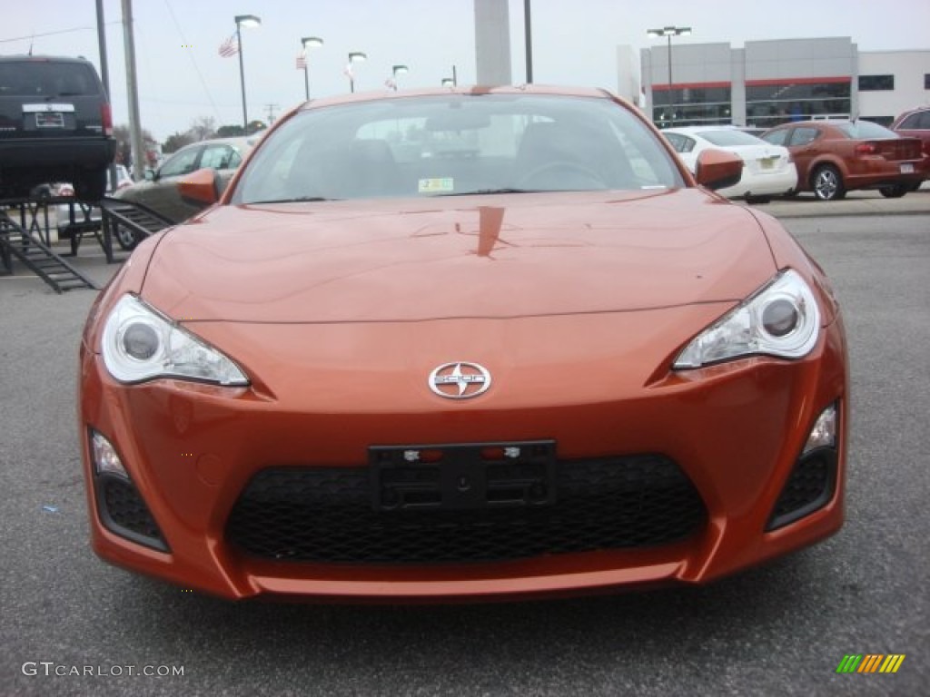 2013 FR-S Sport Coupe - Hot Lava Orange / Black/Red Accents photo #9
