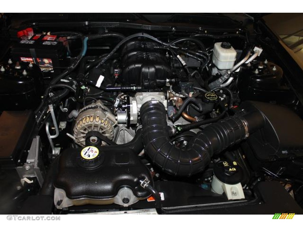 2007 Mustang V6 Premium Convertible - Black / Medium Parchment photo #43